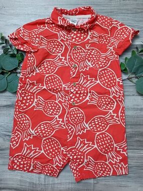Carter's Pineapple Print Short Sleeve One-Piece
